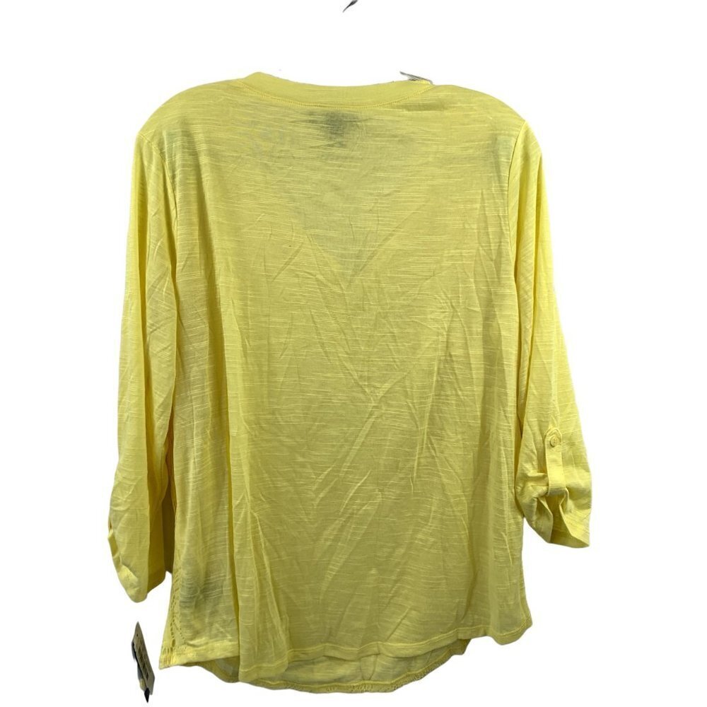 I.N. Studio Women's Yellow Top - Picture 2 of 6